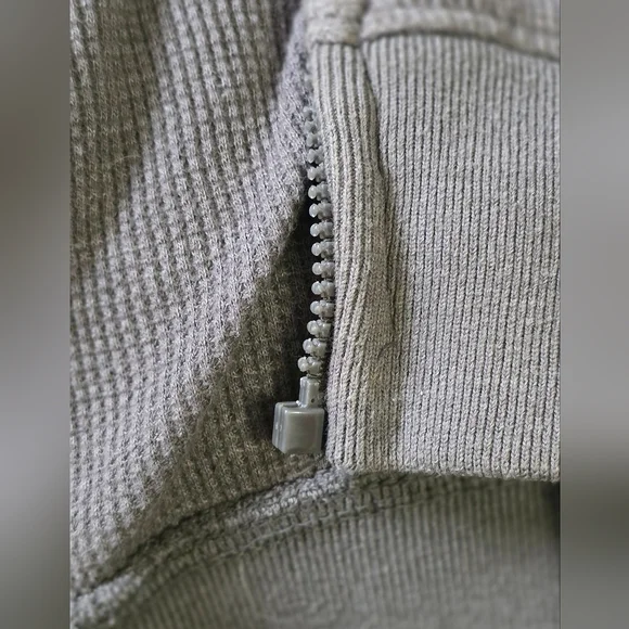 🦏 Ecko Unltd Gray Hooded Cardigan Sz XL - Picture 6 of 8